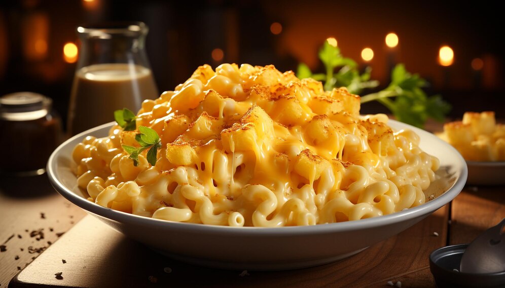 Mac and cheese is a favorite takeaway truck dish and a common side dish for many meals