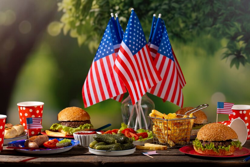 The hamburger can be measured the official symbol of American dishes