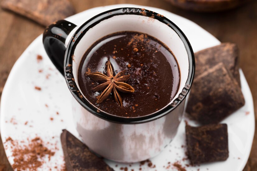 This recipe is probably the quickest and easiest version of how to make the best hot chocolate