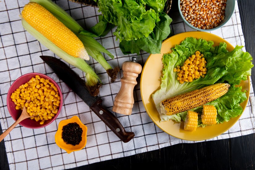 A variety of beans, squash, corn, and sunflowers were staples