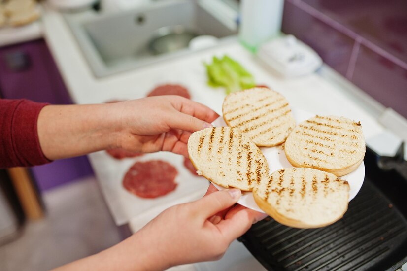 Once your bread is perfectly toasted and your cheese is melted, it's time to make your how to make a grilled cheese sandwich