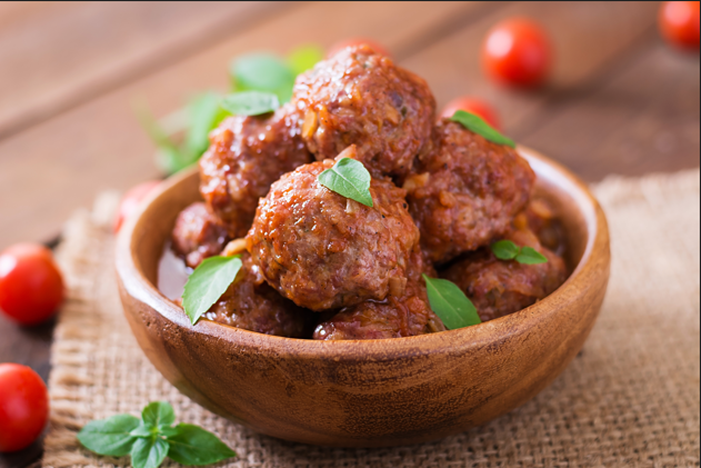 Baked Chicken Meatballs