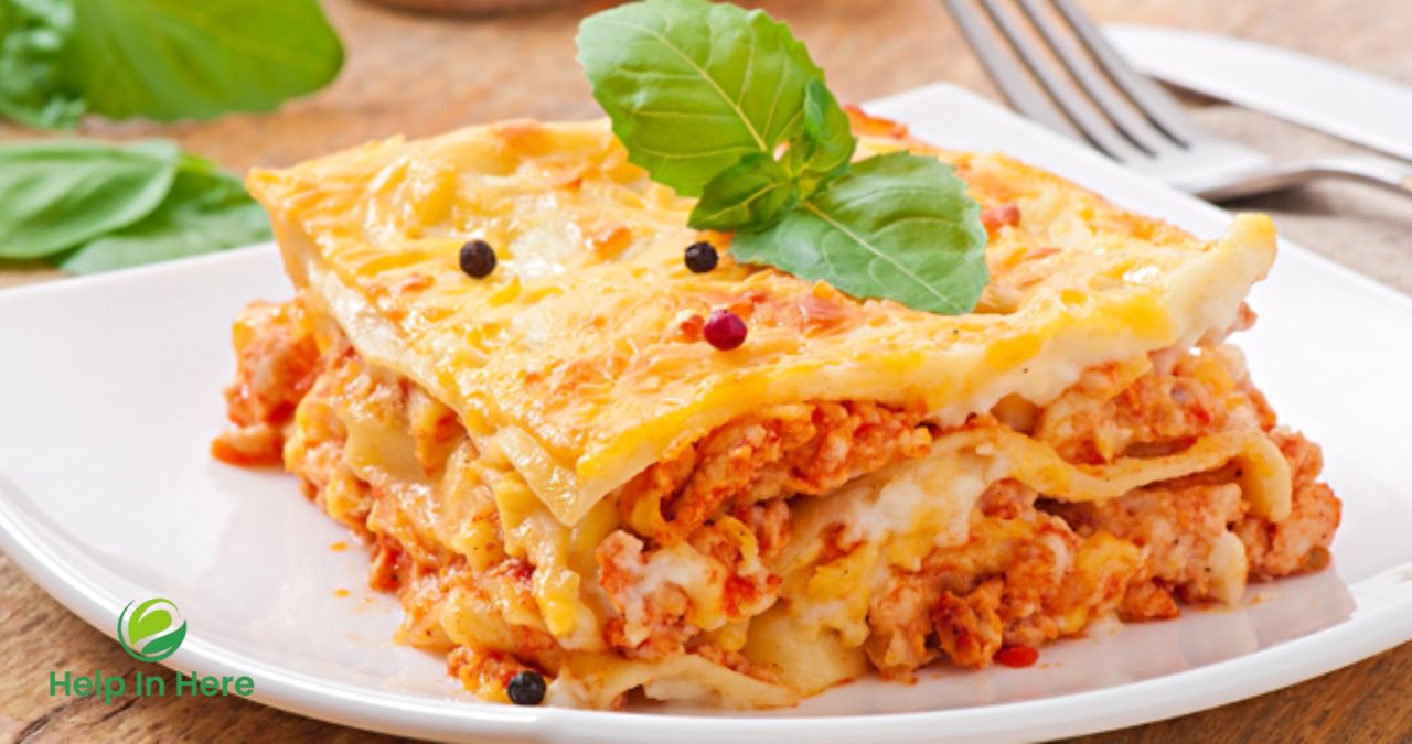 Lasagna with cottage cheese
