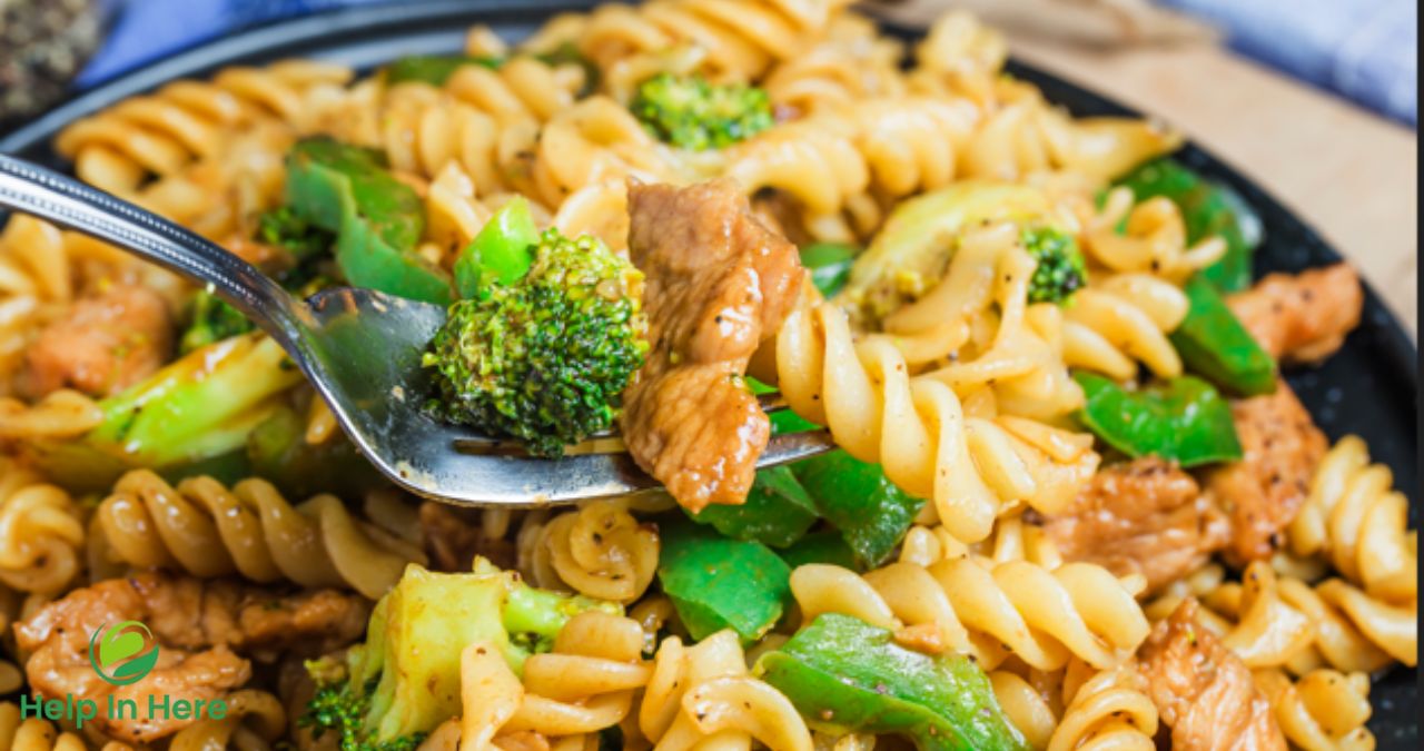 Pesto pasta with chicken